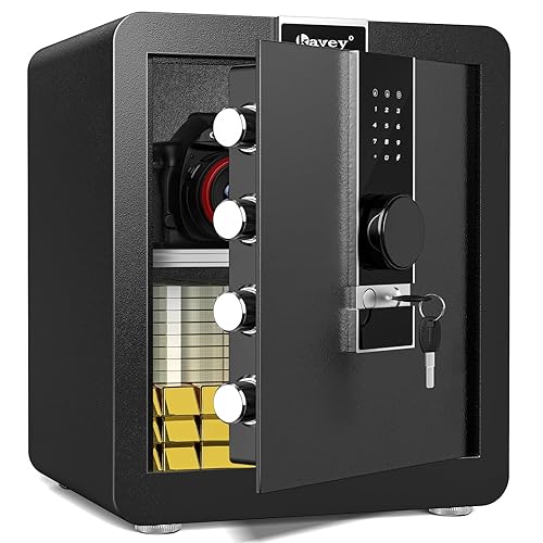 Kavey 1.8 Cub Fireproof Safe Box, Steel Security Safes with