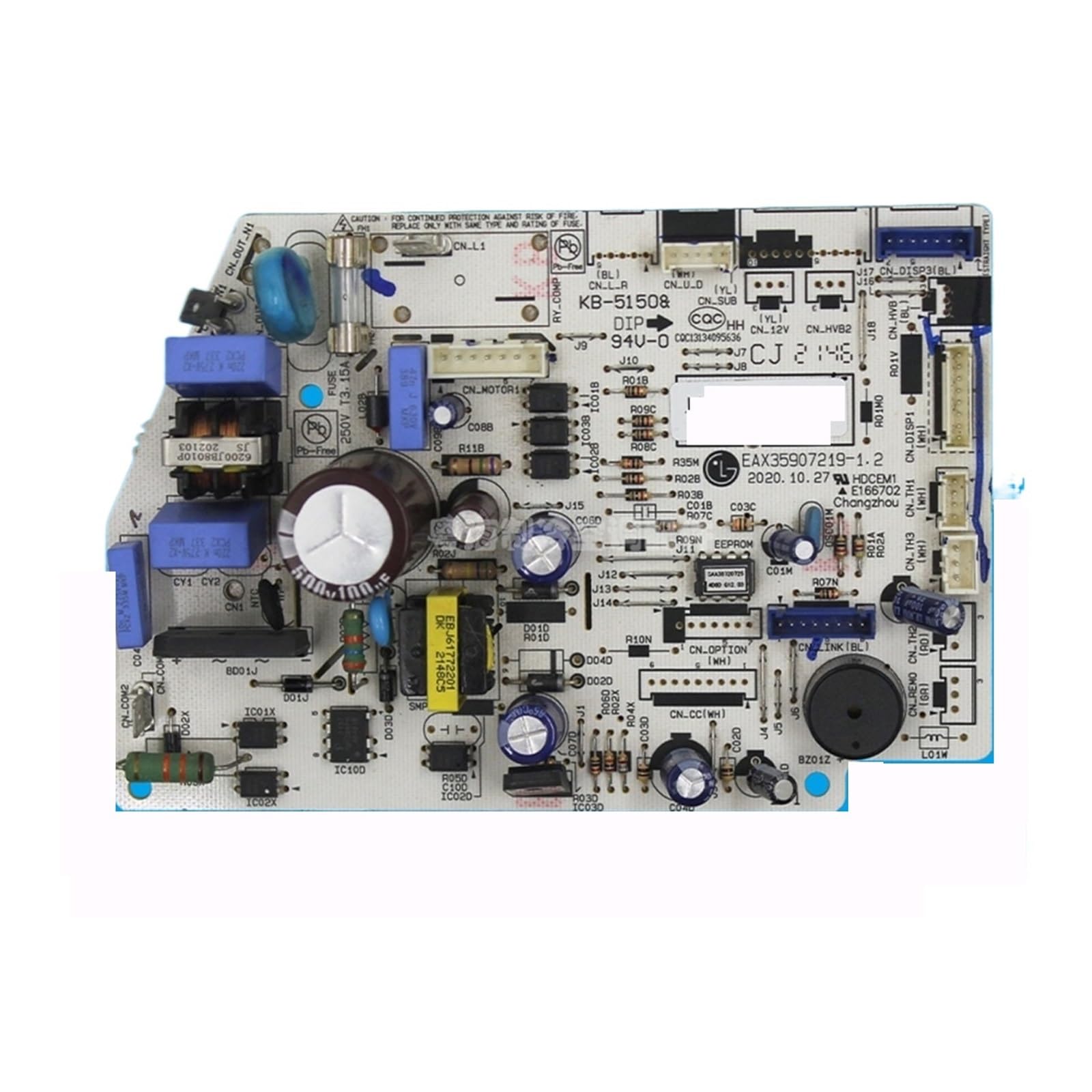 Air conditioner main board，Compatible For LG，Air Conditioning PCB: EAX35907210 Board EBR359365 EAX35907219 EAX35907219-1.2(EAX35907219)