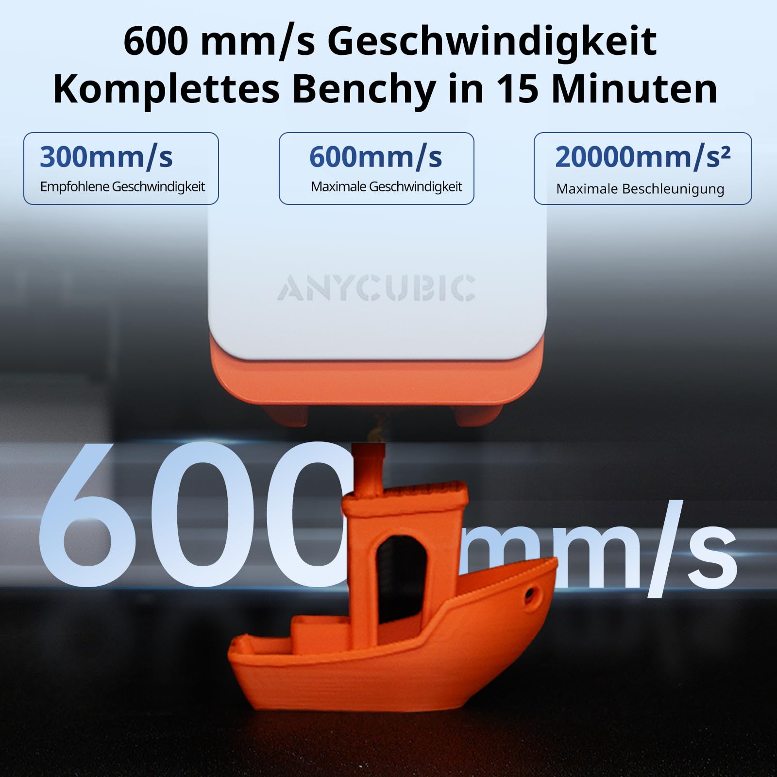 Anycubic Kobra S1 Combo 3D-Drucker Mehrfarbig, Geschlossene CoreXY-Struktur, 600 mm/s Schnelles Drucken, Trocknung Filament während des Drucks, 320 °C Hotend, Druckgröße 250 x 250 x 250 mm
