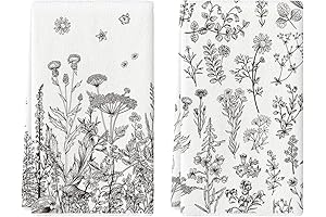 Artoid Mode Tea Towels for Kitchen Enhance Ambiance with Greenery