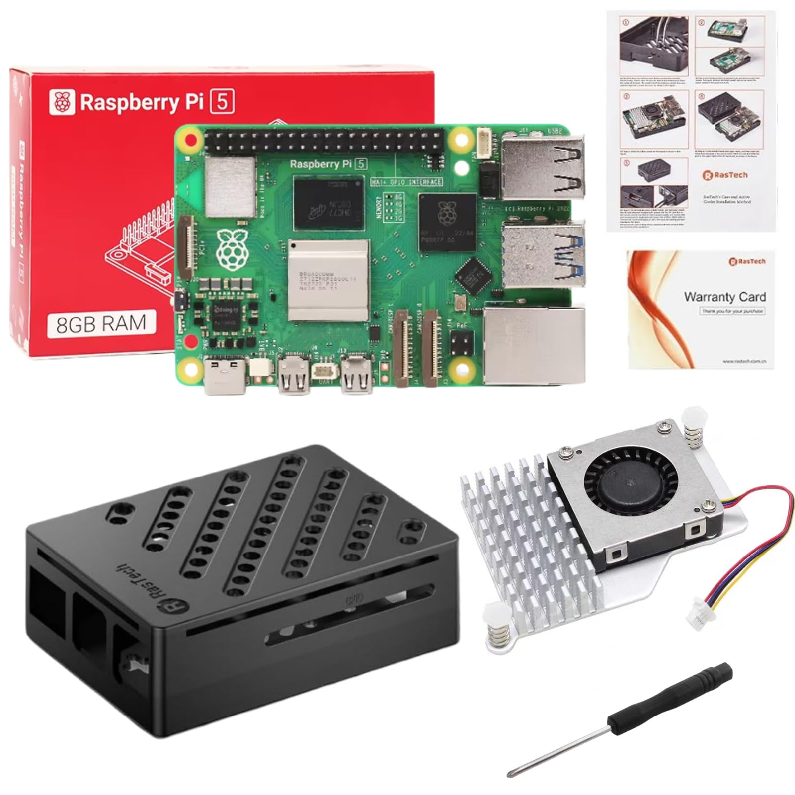 Amazon.co.jp: Vesonn Raspberry Pi5 8GB Kit 技適を取得済み 