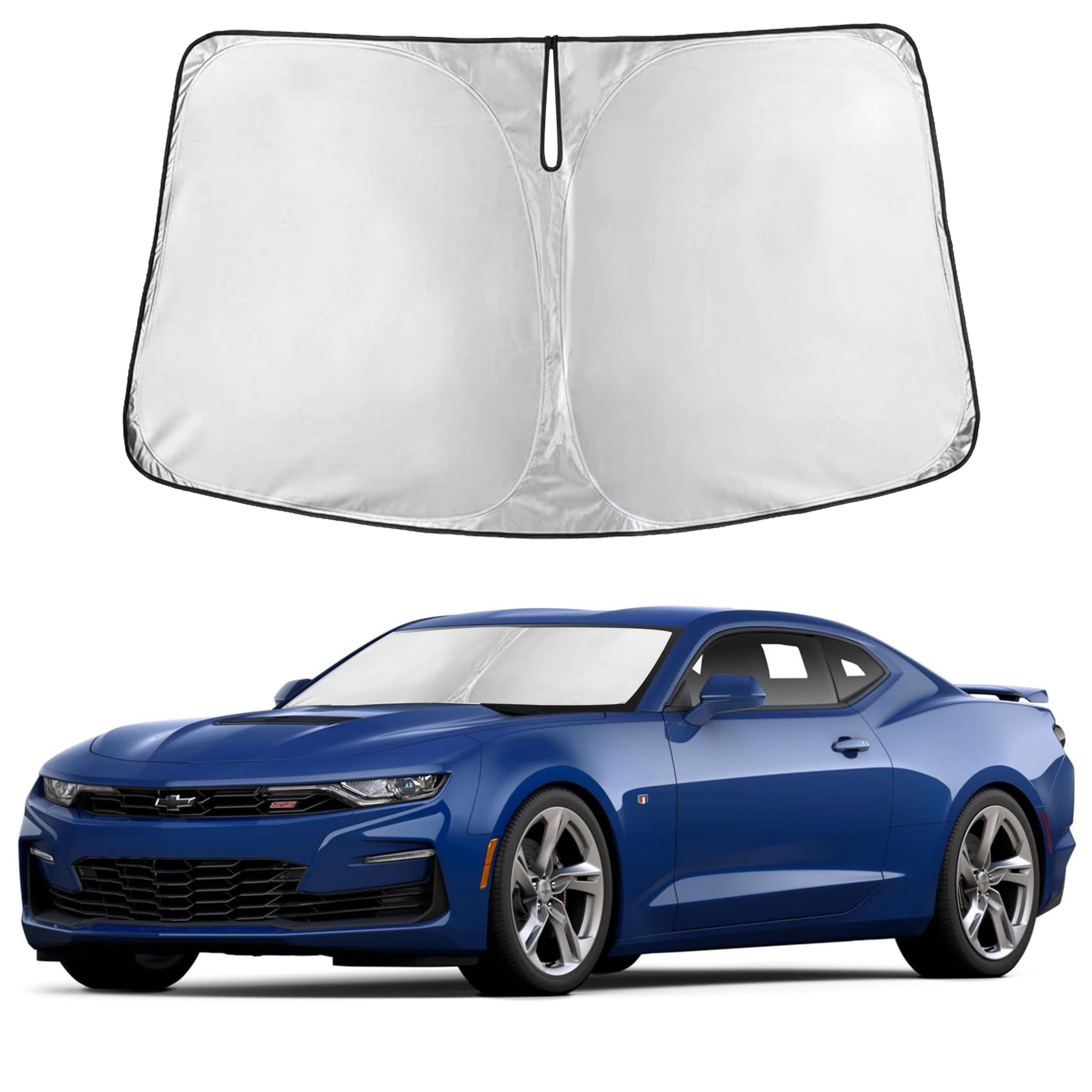 Autovir Windshields Sun Shade Fit for 2016-2023 2024 2025 Chevrolet Camaro