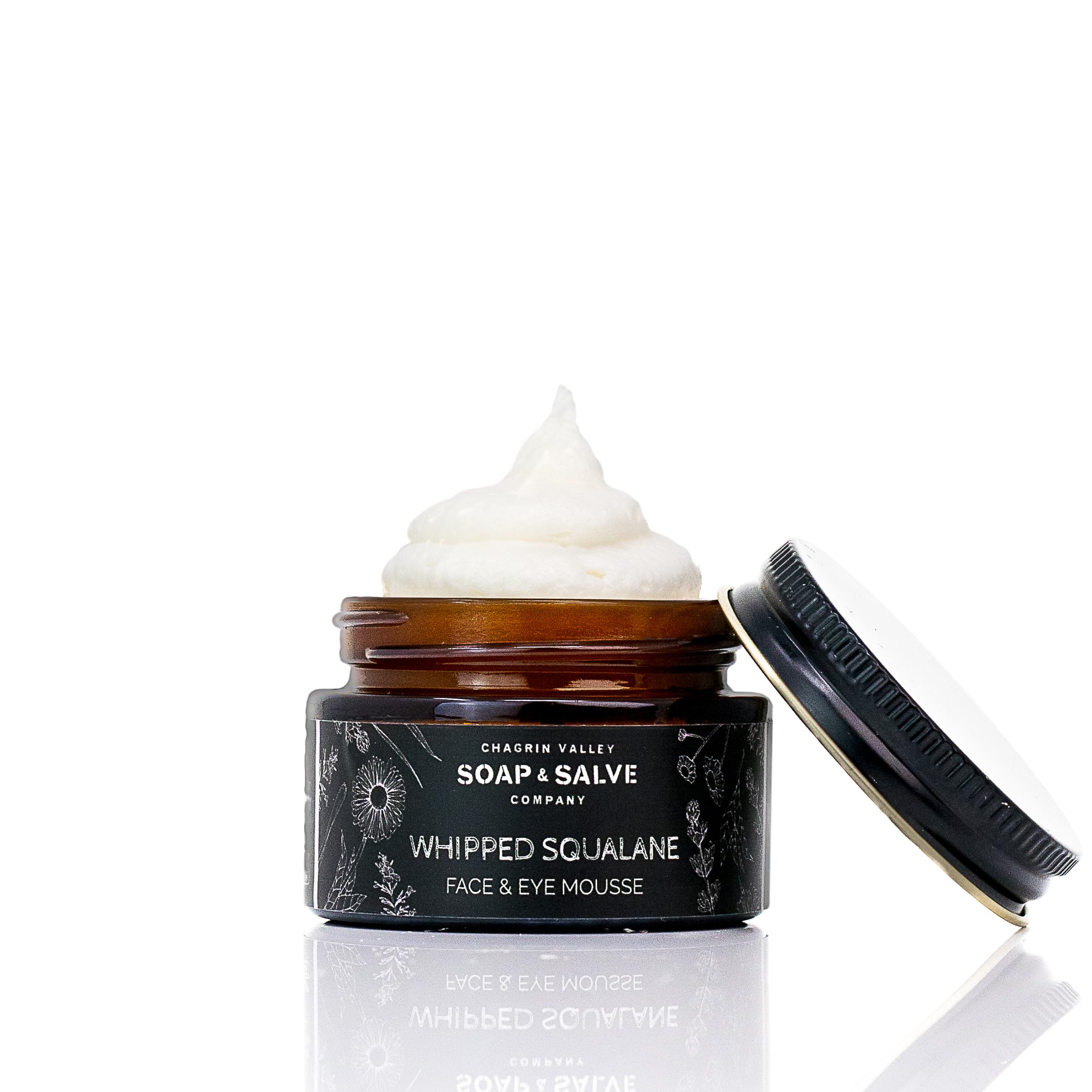 Chagrin Valley Soap & Salve Natural Eye & Face Moisturizer, Whipped Squalane Facial Moisturizer Face Cream with Jojoba Oil Organic, 1 Ounce, Morning