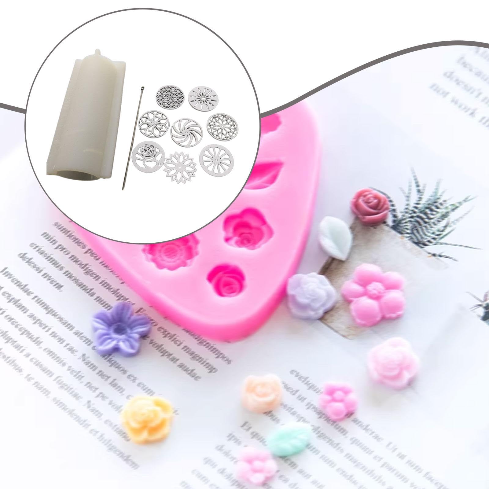 Jabón con Forma de Caleidoscopio, Ideal para Decorar Jabones Redondos Navideños.