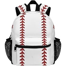 Kid's Mini Backpack 12 inch baseball design Backpack Schoolbag Preschool Kindergarten Children Bag Nursery Travel Bag for Toddler Boys Girls Age 3-7