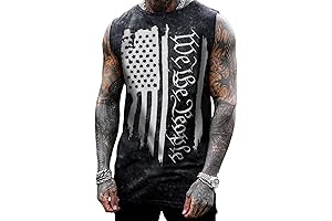 Wornstar Men's Skull Graphic 3D Print Sleeveless Tank Top: Standout Style with Athletic Ease