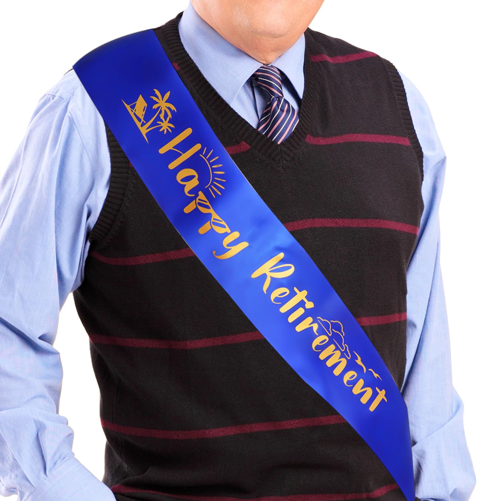 baotongle Happy Retirement Sash Retired Sash for Men Women Retirement Celebration Parties Gift