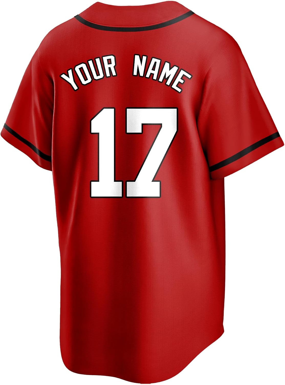 Custom Baseball Jerseys Short Sleeves Athletic Shirt Personalized Team Names Numbers and Logos for Adults Youth Kids Red