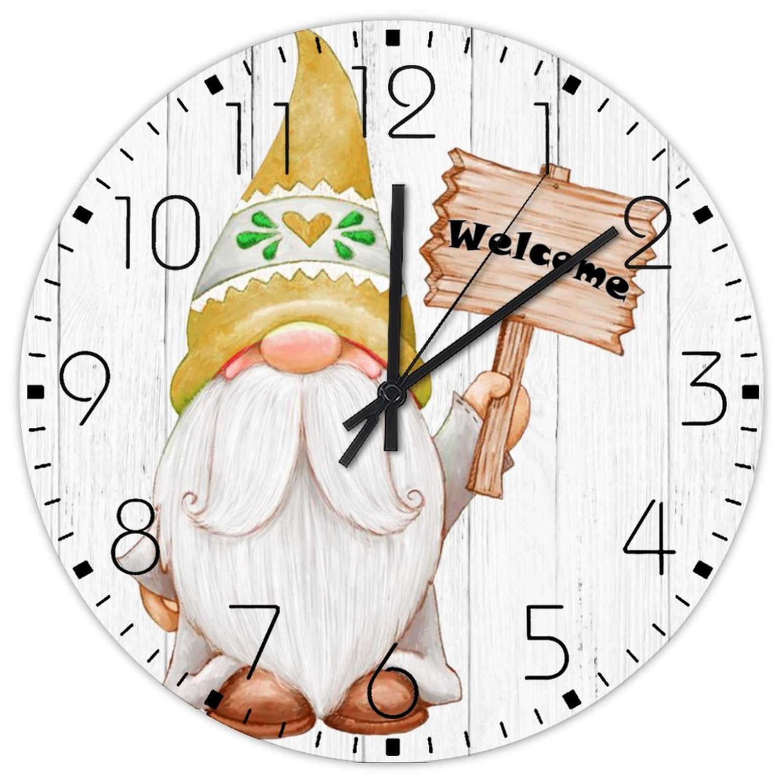 Horloge murale nains de Pâques pour embellir l'entrée et habiller une terrasse