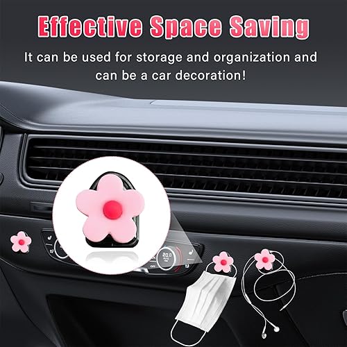 Miniatura 4 de Augeny 8 ganchos para reposacabezas de asiento de automóvil, organizador de almacenamiento para colgar ganchos de asiento de automóvil, ganchos