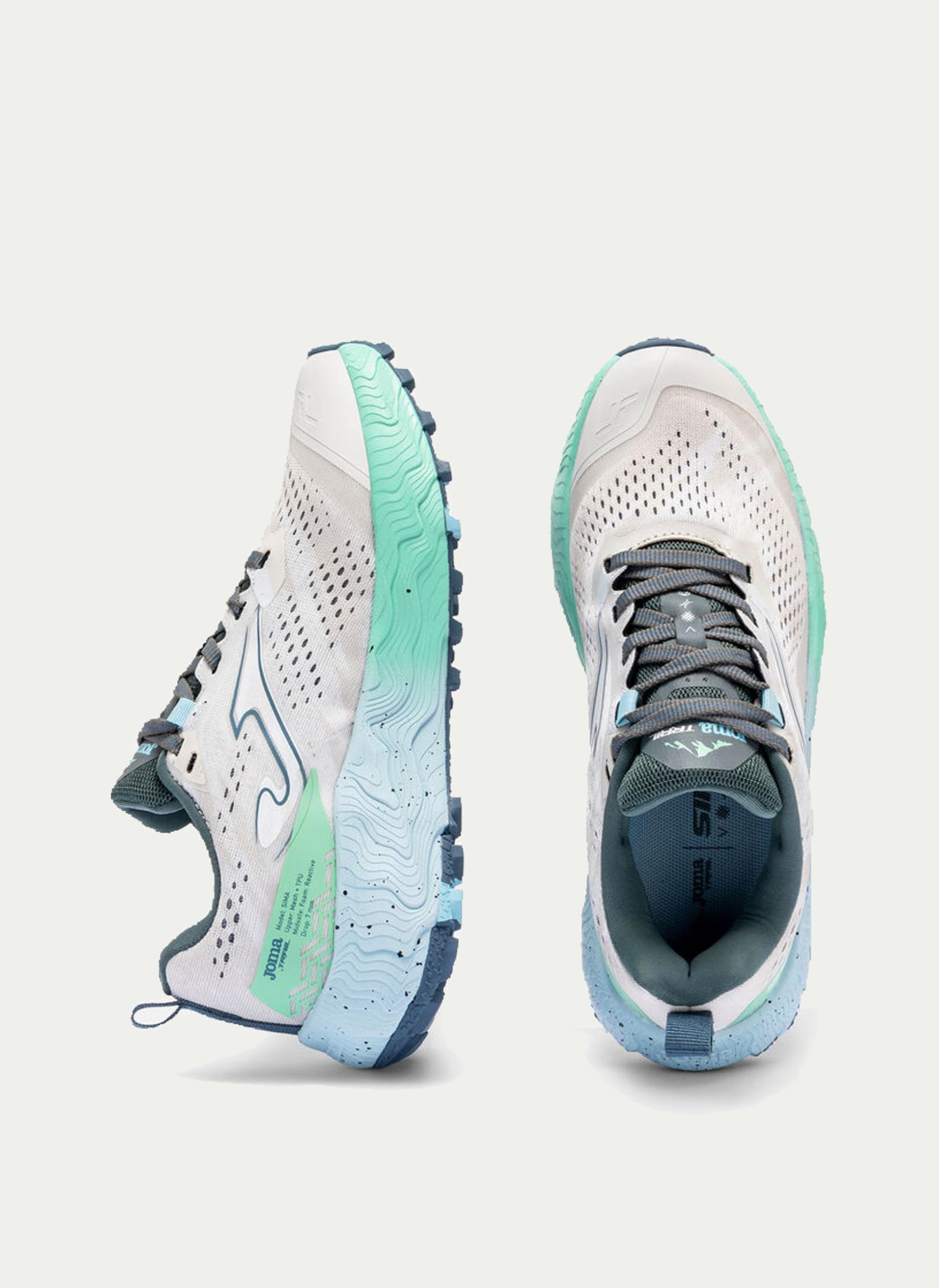 Joma Zapatillas Trail Running Mujer Sierra Lady Suela Durability Amortiguación Reactiva Alta Estabilidad
