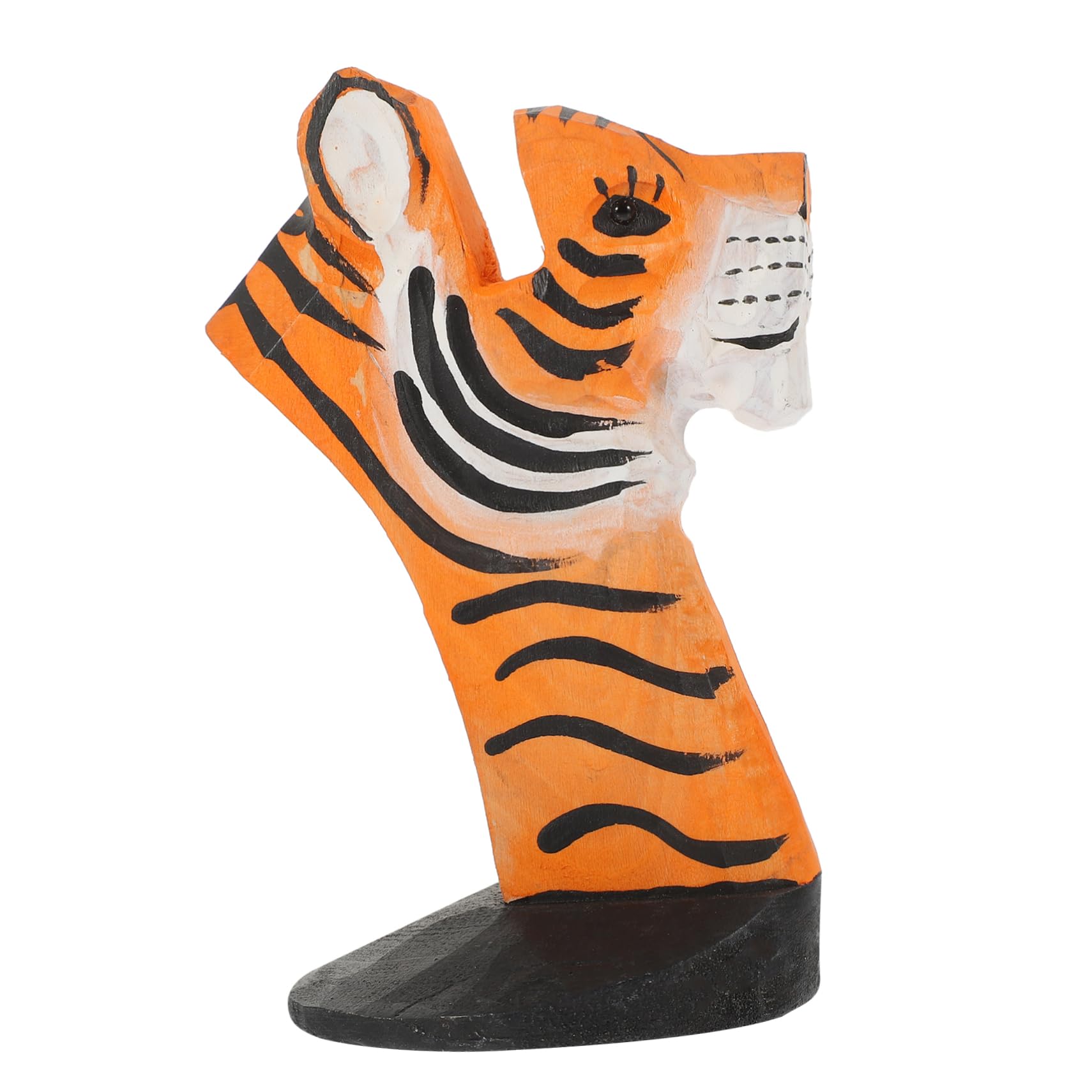 ERINGOGO Wooden Animal Decor Glasses Display Stand Adorable Tiger Shape Eyeglass Holder Stand