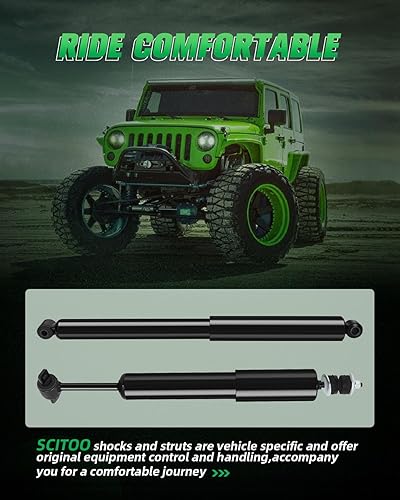 Miniatura 6 de SCITOO - Amortiguadores de gas delanteros y traseros para Ford 1998-2011 para Ranger 1998-2007 para Mazda B3000, 1998-2009 para Mazda B4000 344079