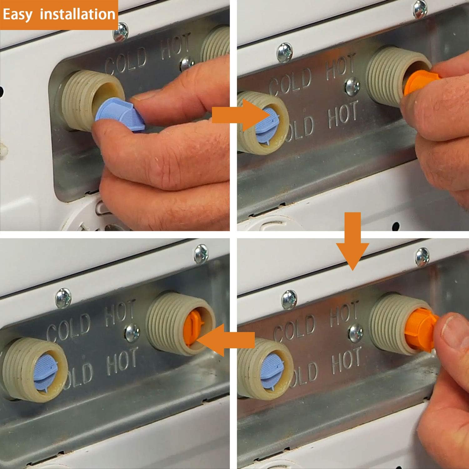 Buy Agm73269501 Washer Water Inlet Valve Filter Screen By Beaquicy Replacement For Ken More L G Washing Machine Inlet Valve For 4 Pack Set Online In Indonesia B0833nyw1x