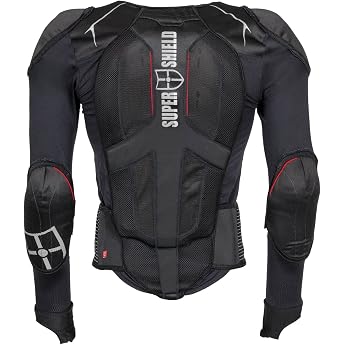 SUPER SHIELD Protective Jacket, Back Protector, Elbow Protectors &amp; Shoulder Protectors, Level 2 Certified, Protector Vest Ide