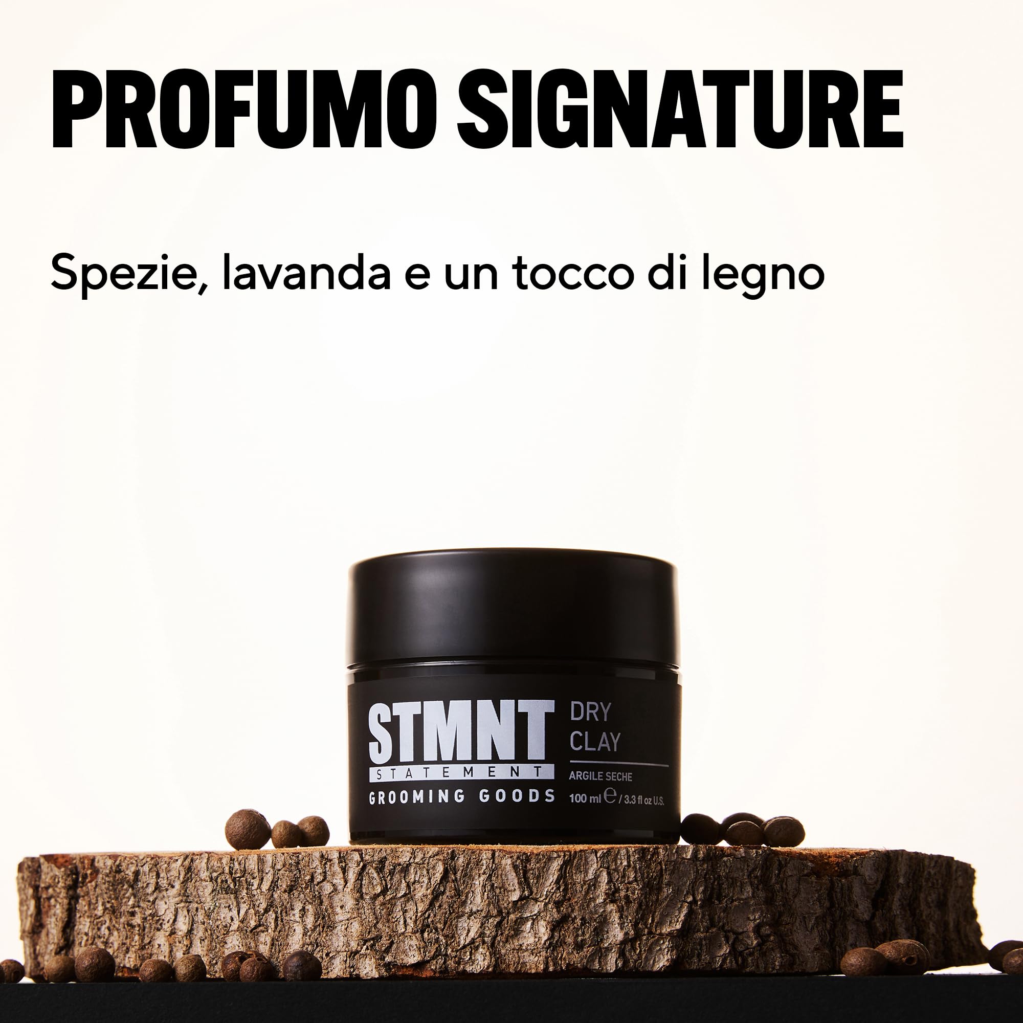 STMNT Grooming Goods Dry Clay | Extra Matte Finish | Super Strong Control | Easy to Wash Out 100ml