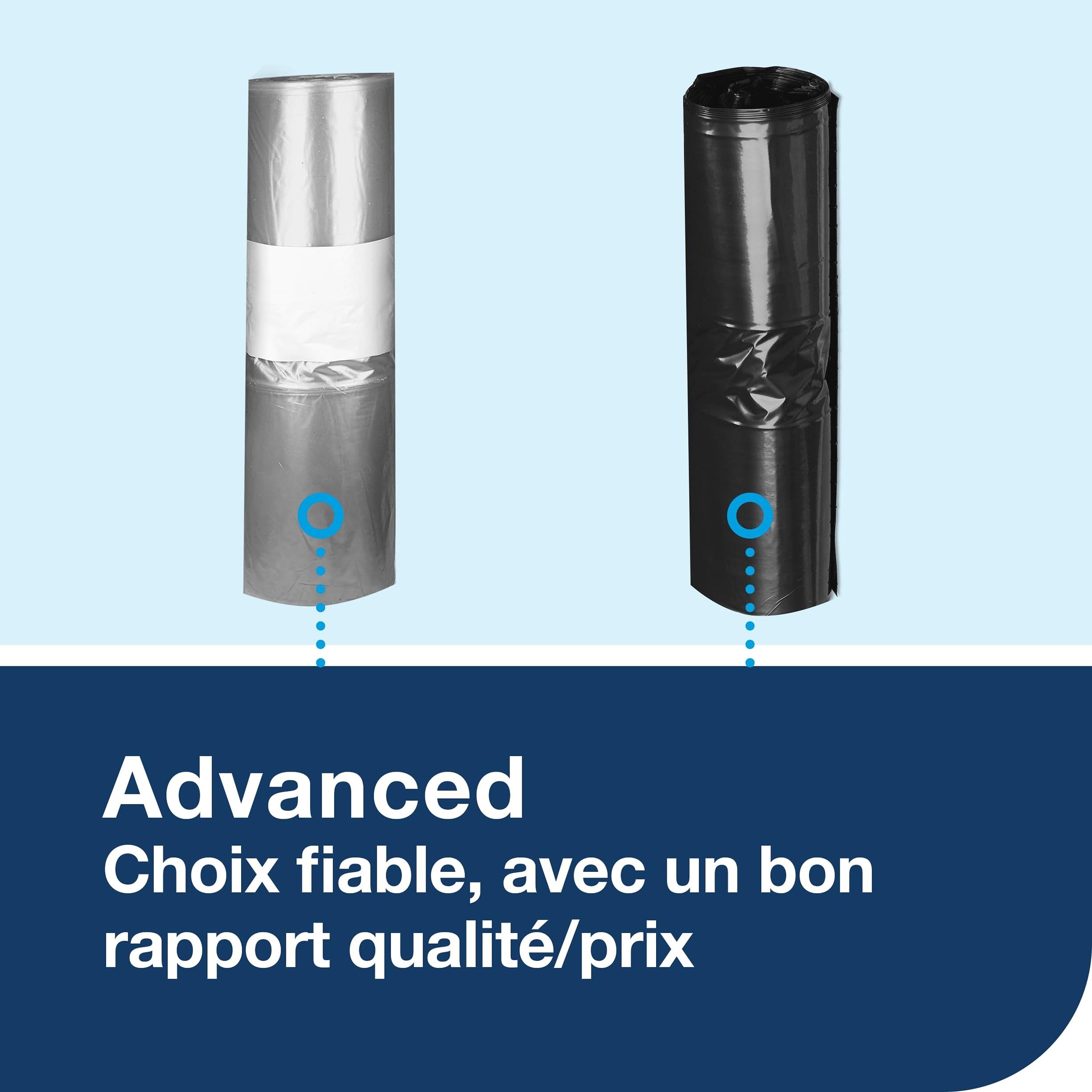 Tork Poubelle Mini en plastique 5L / poubelle de salle de bain B3 - Design Elevation - Noir, 564008