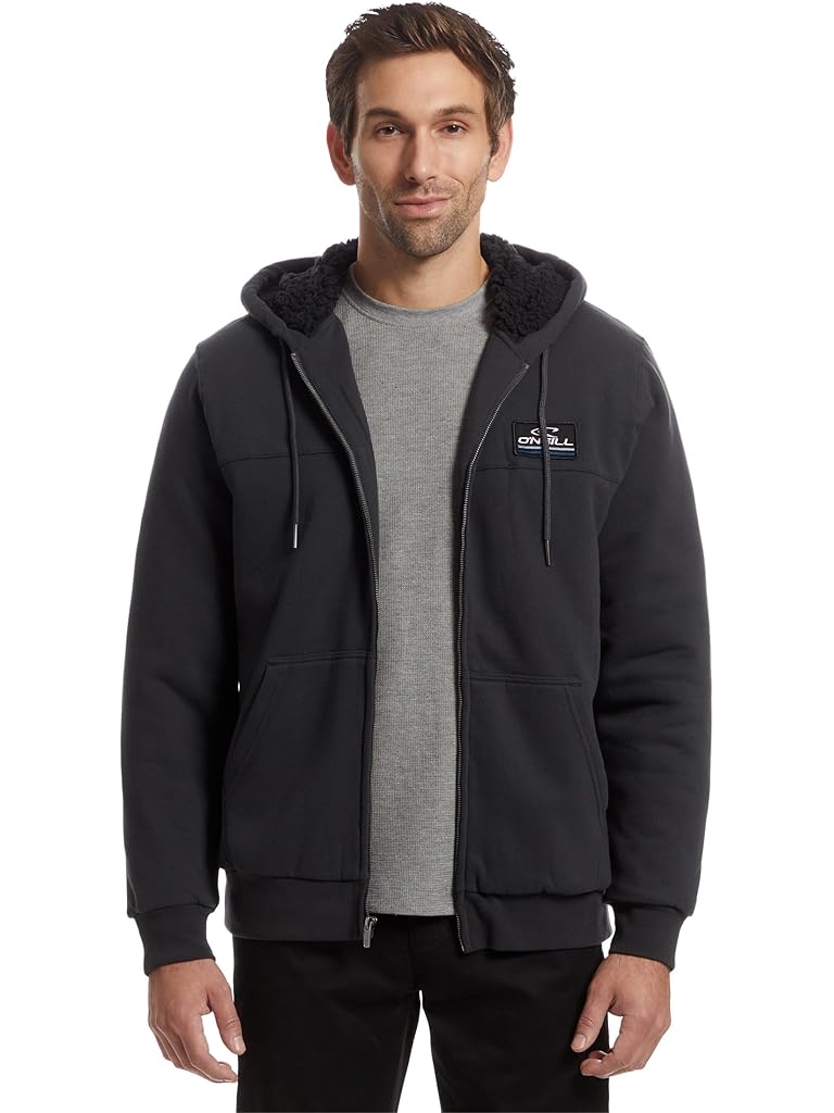 Gray O'Neill Fifty Two High Pile Zip Sweatshirt