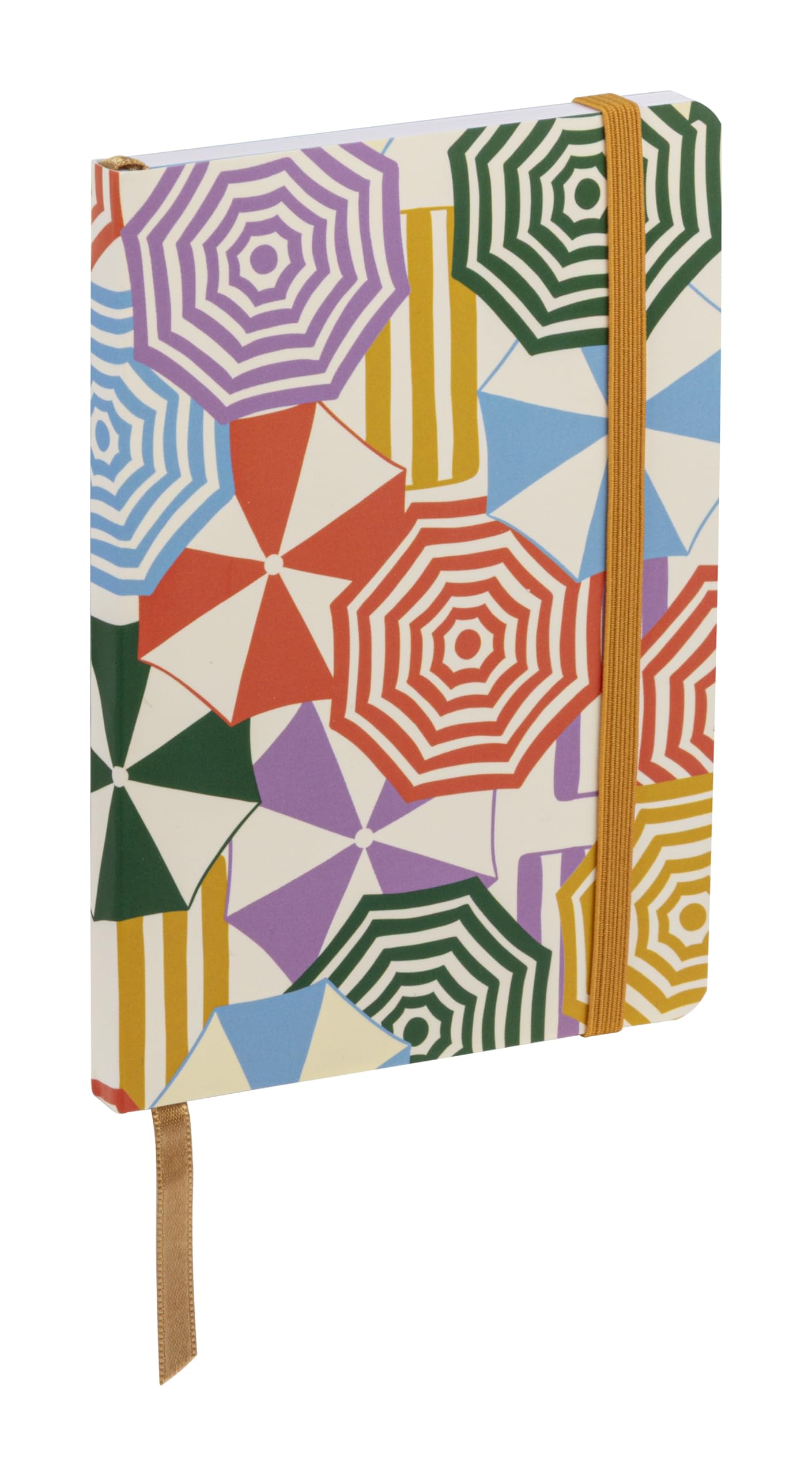 Clairefontaine - 116268C - Softcover Notebook Citrus/Stripes A6 10.5x14.8cm 128 Plain Pages 90g White Paper - Elastic Closure - Dolce Amore - Random delivery