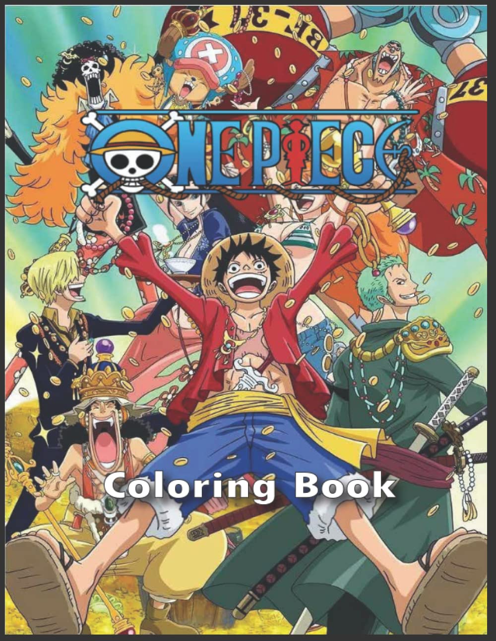 One Piece Coloring Book Anime Coloring Book With One Piece | Desertcart ...