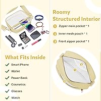 Vista 28 de KETIEE Bolso cruzado transparente, aprobado para estadios, para conciertos, eventos deportivos, festivales