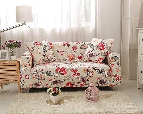 Miniatura 5 de MIDODO - Funda de sofá estampada elástica para sillón, funda de sofá biplaza para sillón de 2 plazas SX (2 plazassofá biplaza)