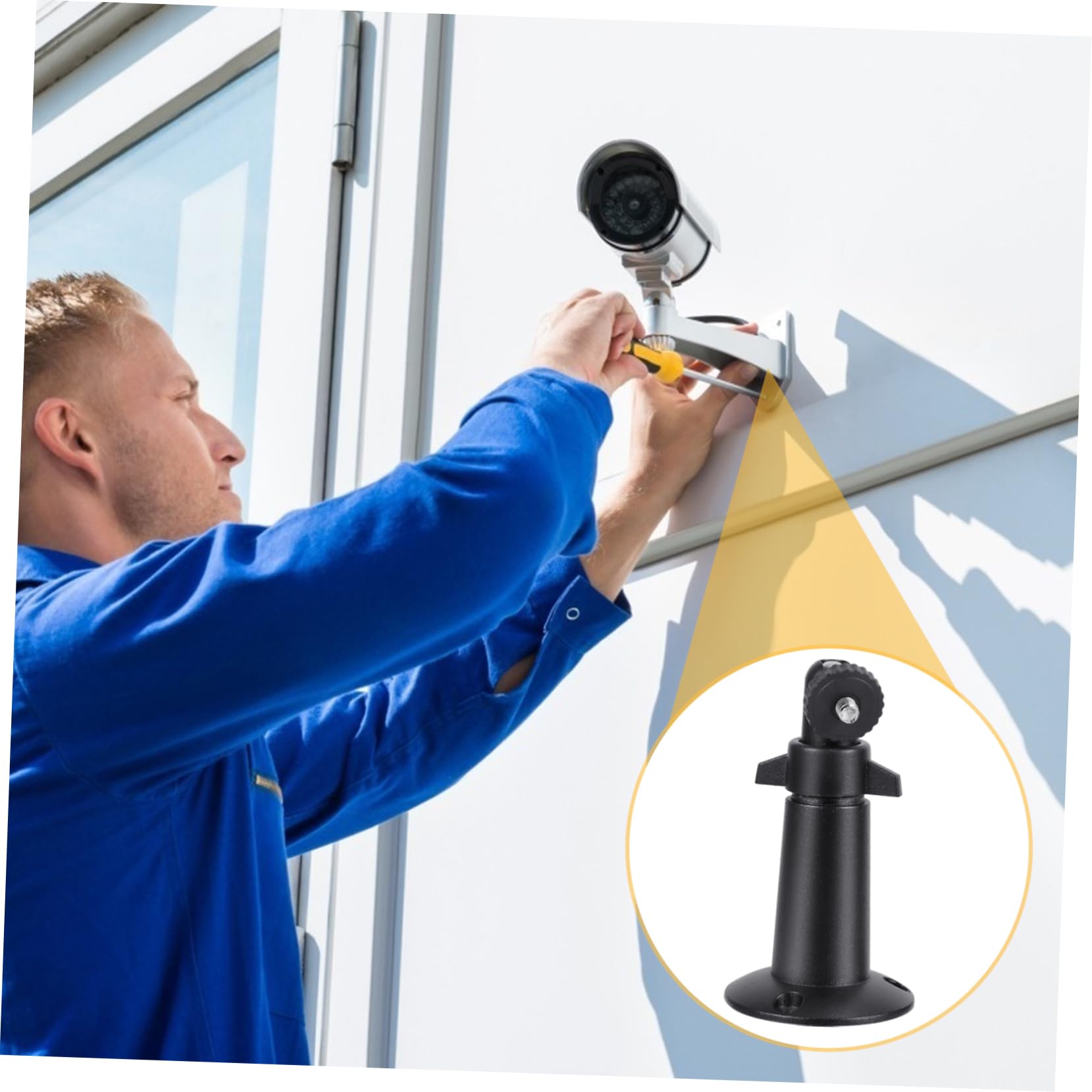VILLCASE 3 Set Supporto Per Telecamera Supporto Da Parete Supporto Da Soffitto Supporto Per Telecamera Supporto Per Telecamera Supporto Per Telecamera Supporto Per Telecamera 2 pezzi * 3