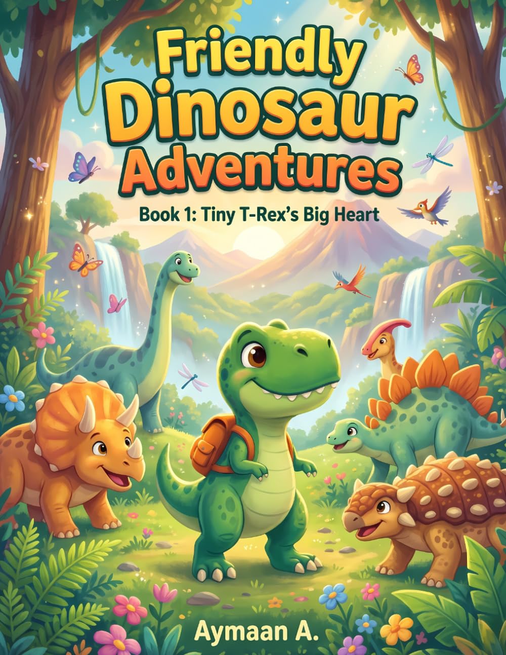 Tiny T-Rex's Big Heart: A Heartwarming Story About Kindness, Courage, and Teamwork (Friendly Dinosaur Adventures)