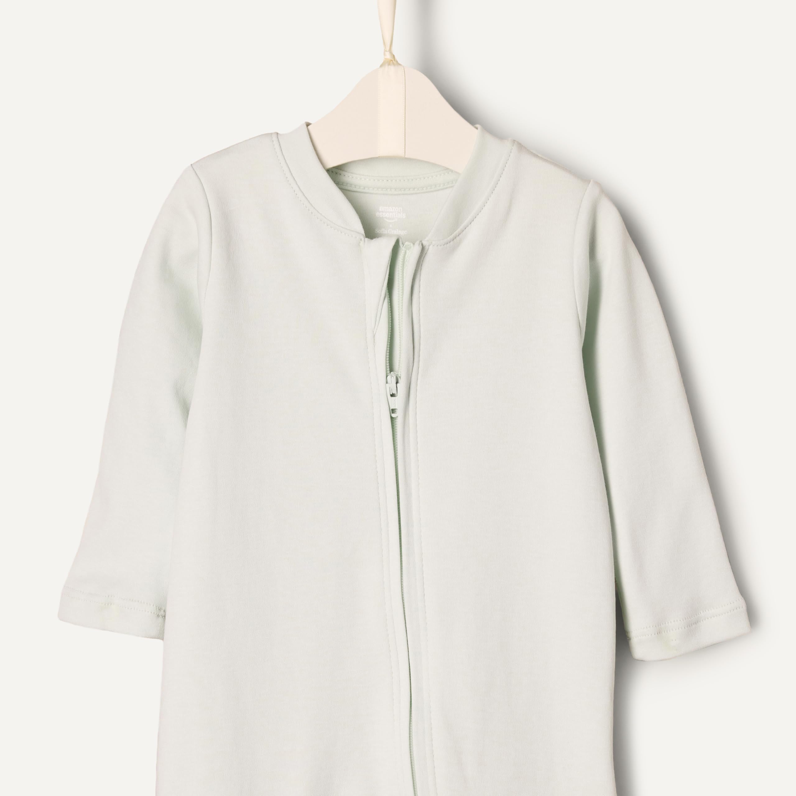 Amazon Essentials x Sofia Grainge Pijama de Algodón con Pies Unisex bebé, Pack de 2
