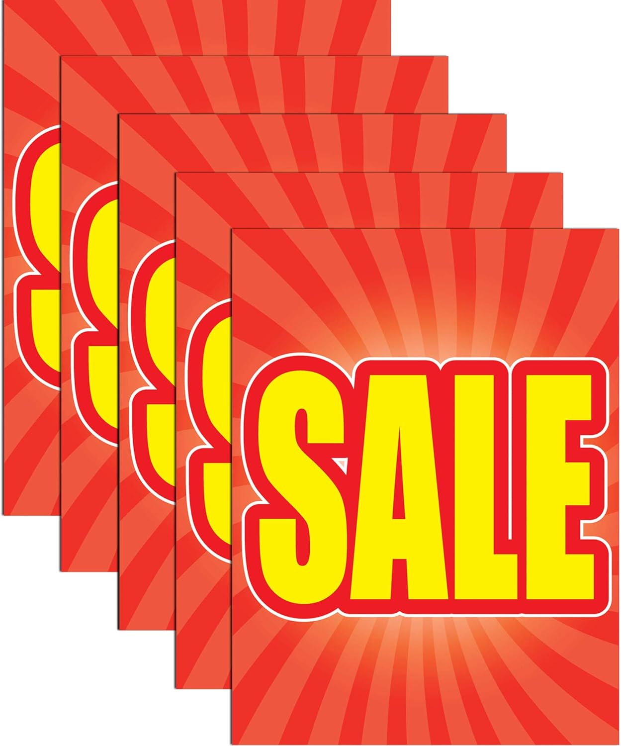 Sale Store Business Retail Display Signs, 18"x24", Full