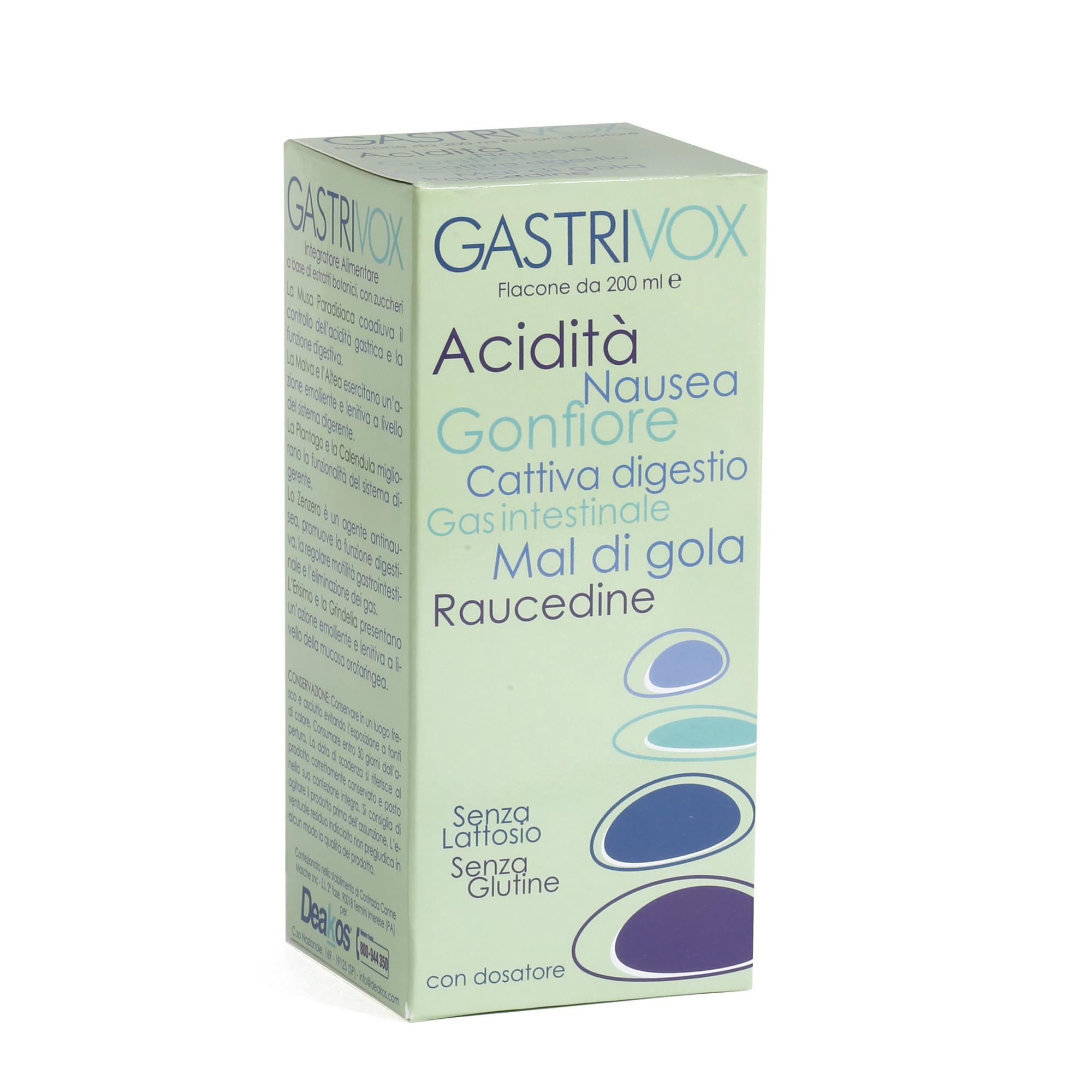 Gastrivox - Integratore Alimentare per Contrastare il Reflusso Gastroesofageo - 2 Flaconi da 200ml
