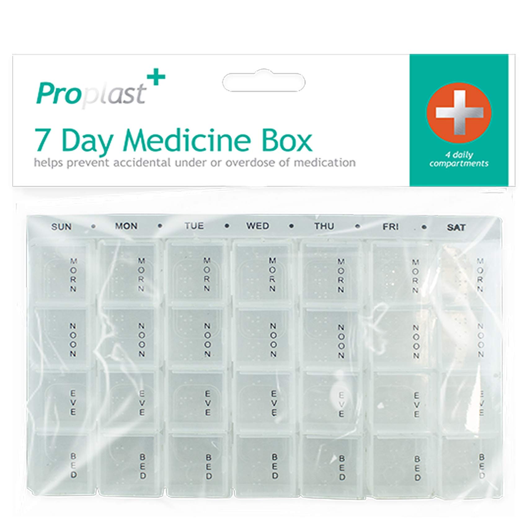 Medicine Pill Box Organiser Daily Weekly Tablet Storage 7 Days Dispenser Supplements Vitamins Compartments Travel Week UK Free P&P