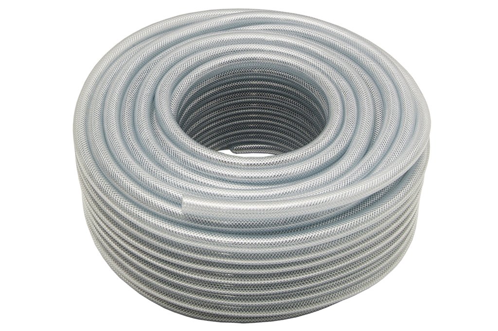 Cofan Manguera de cristal con refuerzo | Fabricada en PVC transparente | ø 15 x 21 mm 50 mts