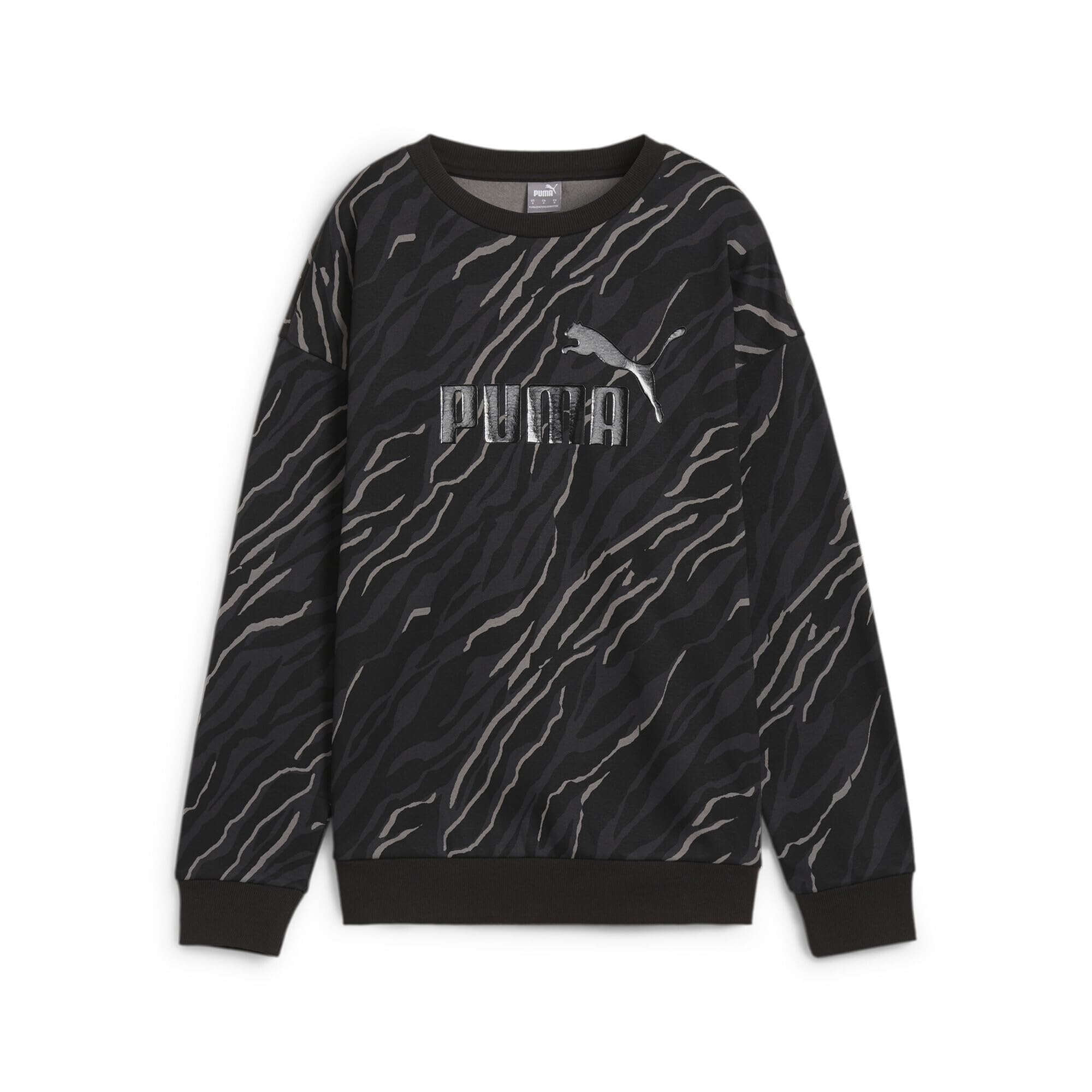 PUMA ESS+ ANIMAL AOP Crew FL