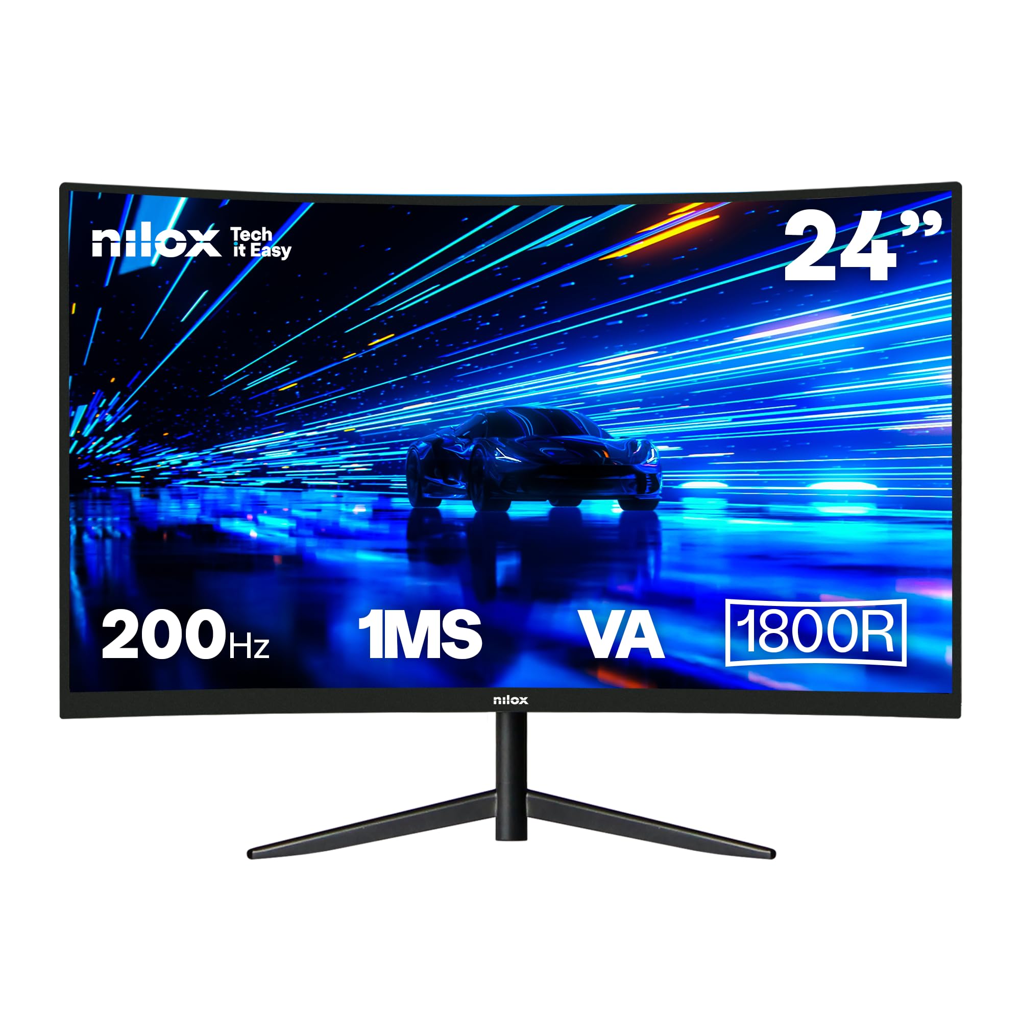 Nilox nxm24crv2001 Monitor 24" va200hz hdmi DP curv