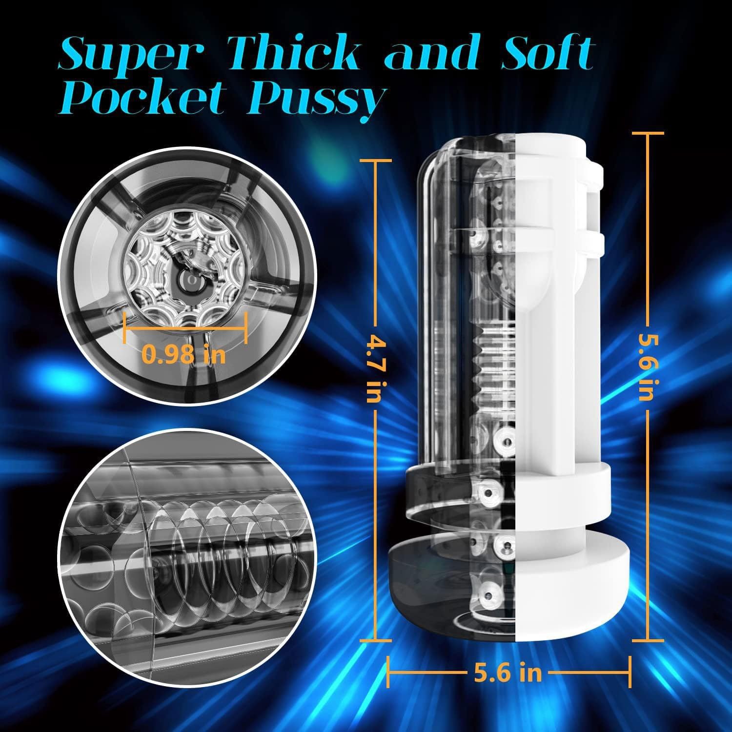 TEidea Portable Electric Product, Fully Automatic Fitness Equipment, Automatic Heating, Intelligent Pronunciation, Suitable for Men, size