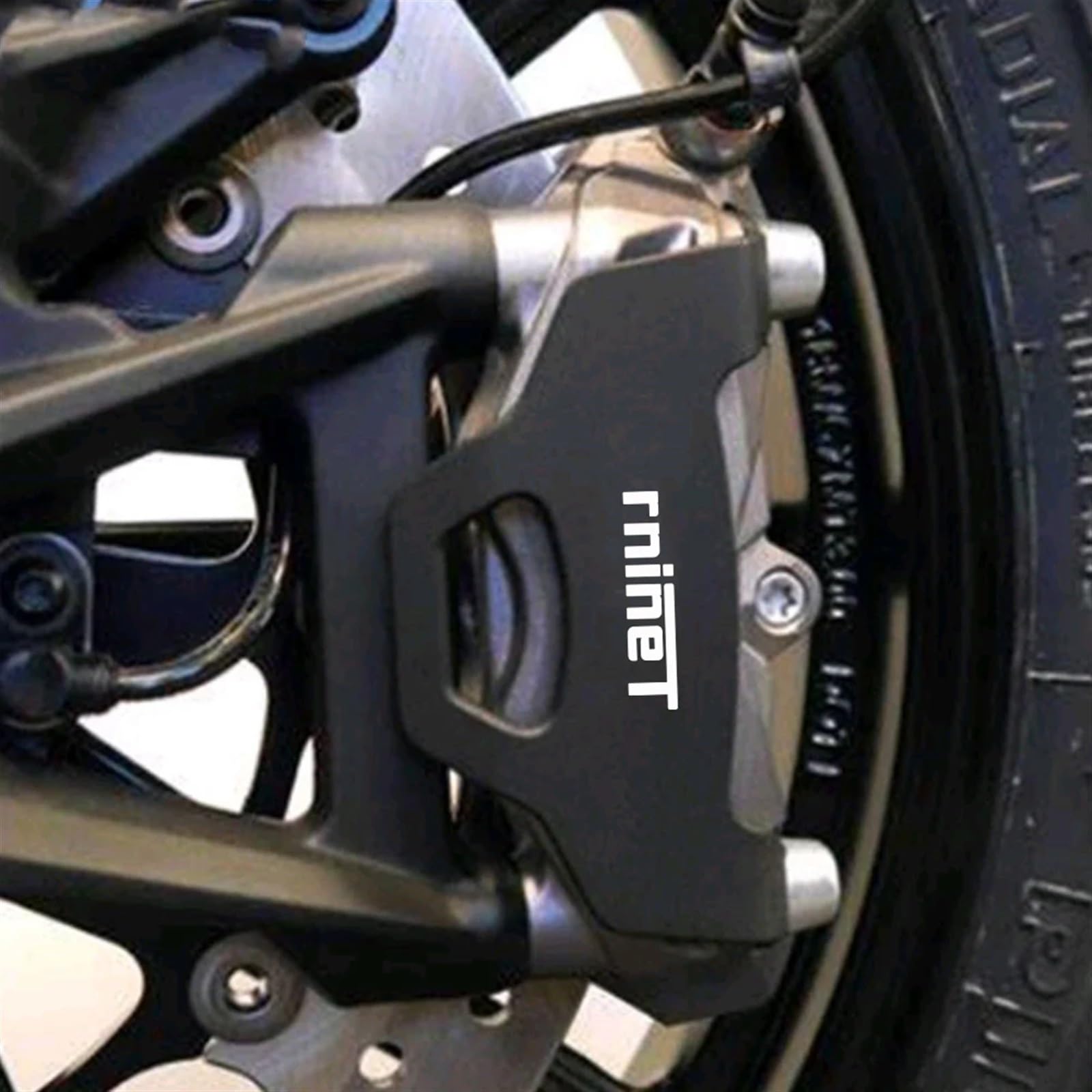 Convient for BMW R NineT R Nine T RNINET 2013 2014 2015 2016 2017 Accessoires de Moto CNC Couvercle d'étrier de Frein Avant Protection de Protection(Gold)