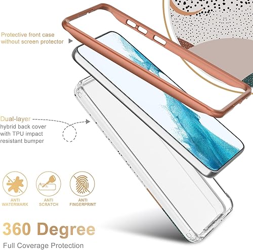 Miniatura 2 de Esdot Funda para Samsung Galaxy S23 grado militar prueba de caídas de 21 pies resistente con diseños de moda para mujeres y niñas funda protectora