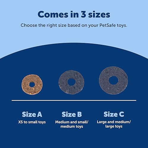 Miniatura 5 de PetSafe Busy Buddy - Paquete variado de anillos de golosinas, recambio de juguete atractivo para sostener golosinas, bolsas resellables fáciles de