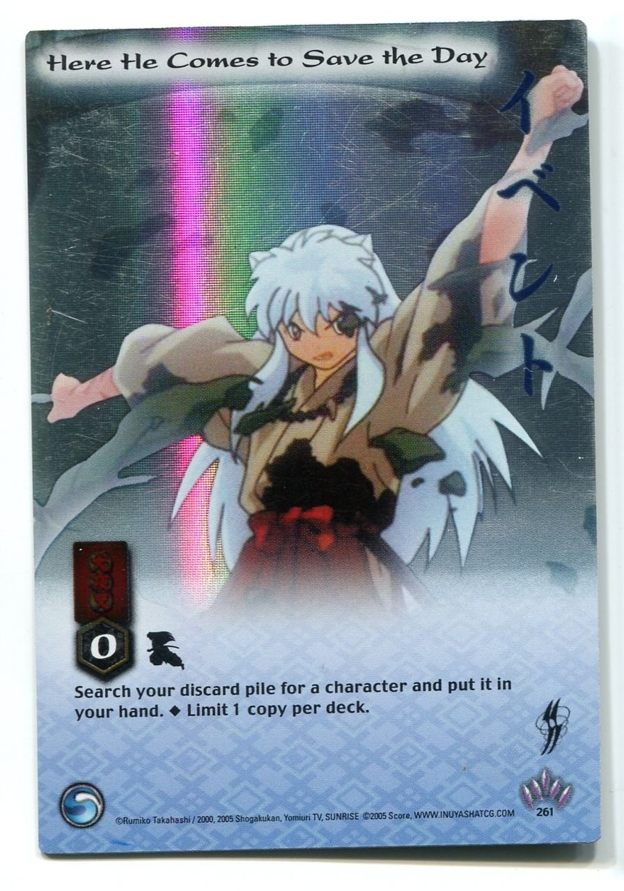 Here He Comes to Save the Day Promo Inu Yasha #261 Ultra RARE TCG CCG YOKAI  at Amazon's Entertainment Collectibles Store