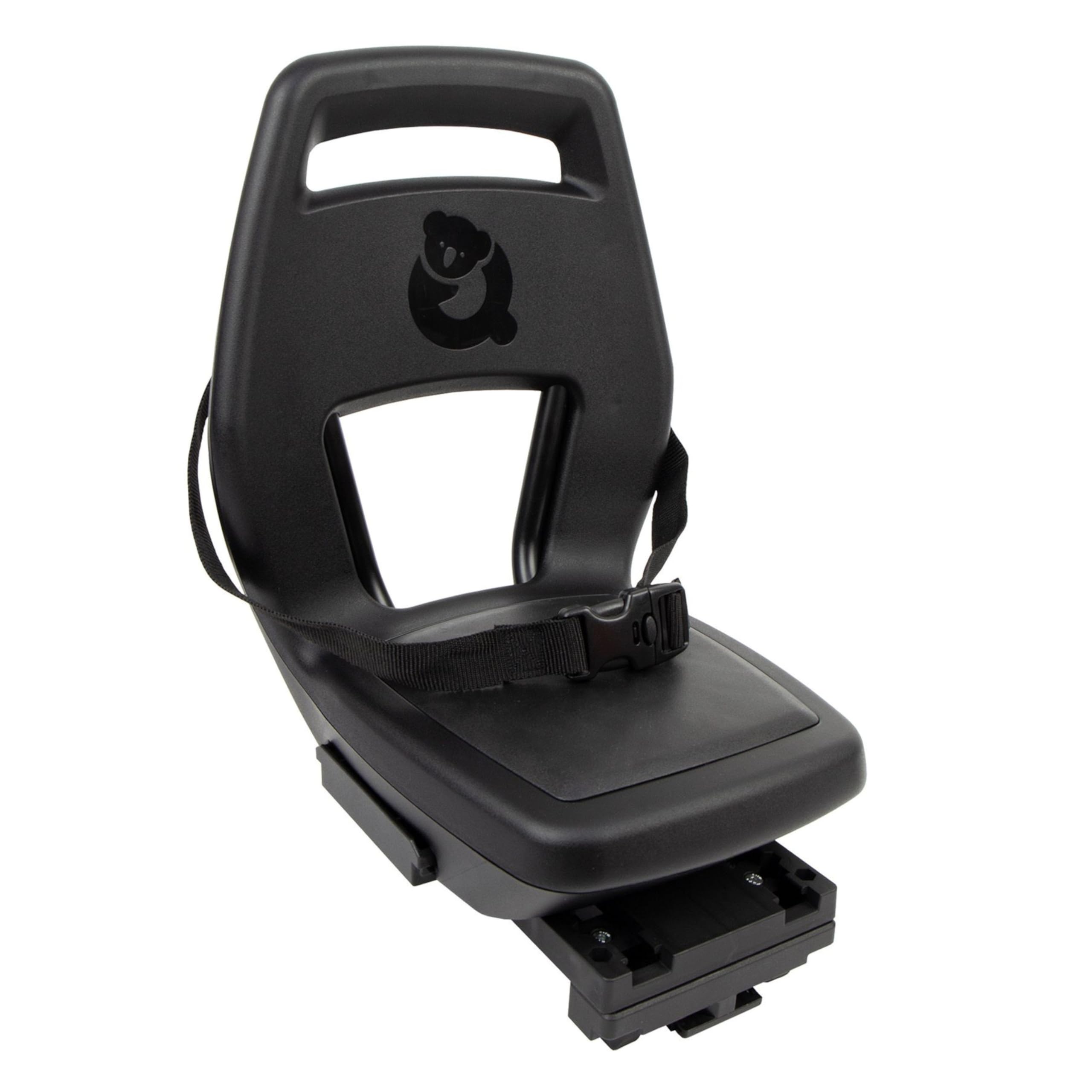 Qibbel Siège enfant Junior MIK HD 6+ Fixation porte-bagages Siège de vélo Repose-pieds et plaques de protection