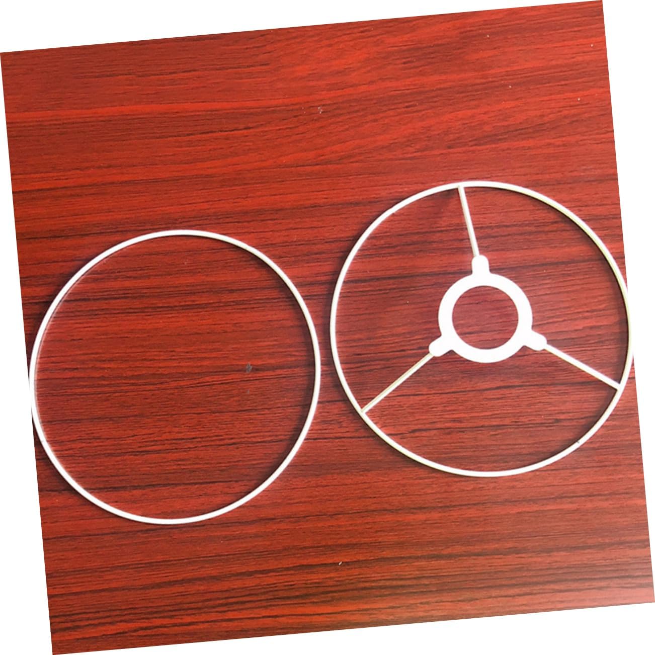 GLEAVI Chandelier Brackets Diy Lampshade Ring Frames Ceiling Lamp Frames Iron Lampshade Diy Rack