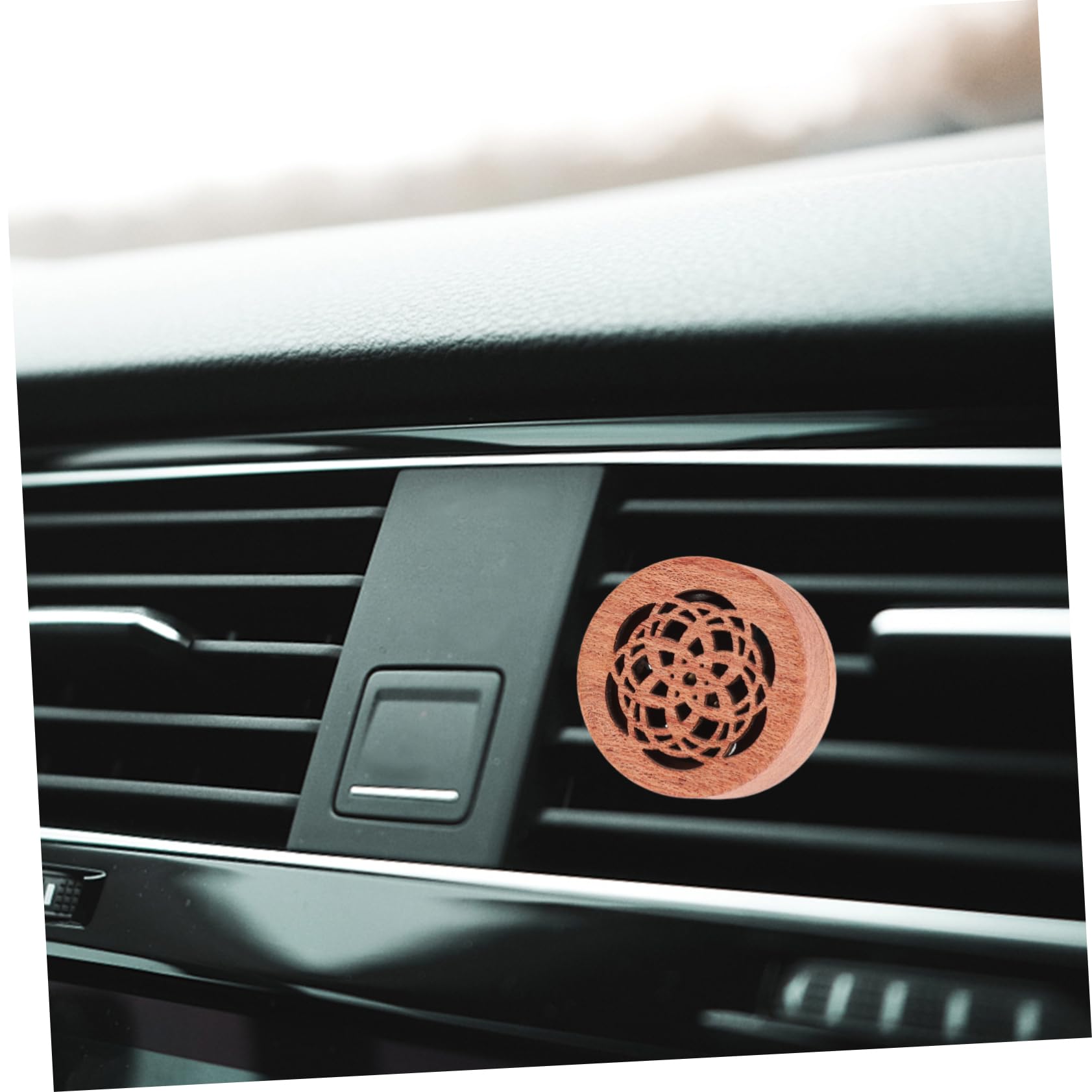 iplusmile 8 Stk Luftauslass-Diffusor-Clip Autos eine Armatur Autoerfrischer-Clips Zubehör für Autoentlüftungen auto lüftungsclips dekoration automatische Entlüftungsclips Holz
