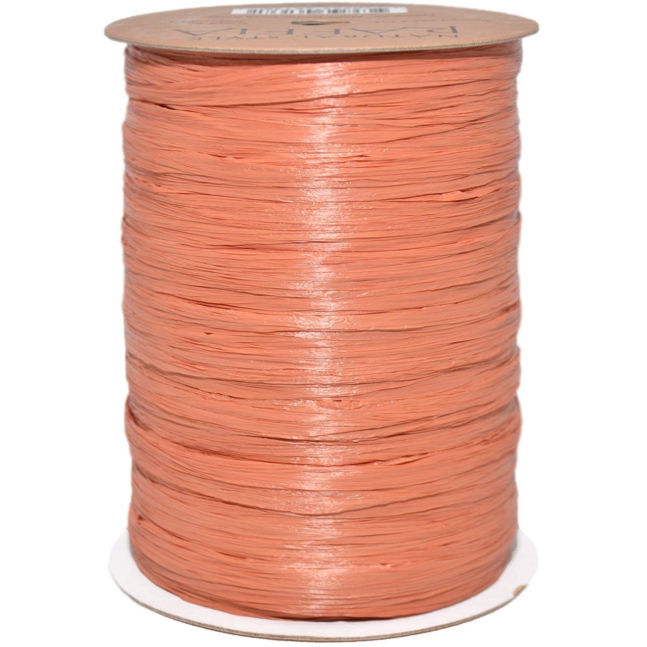 Ruban en raffia Rayon Morex Terra Cotta 100 yards pour décoration
