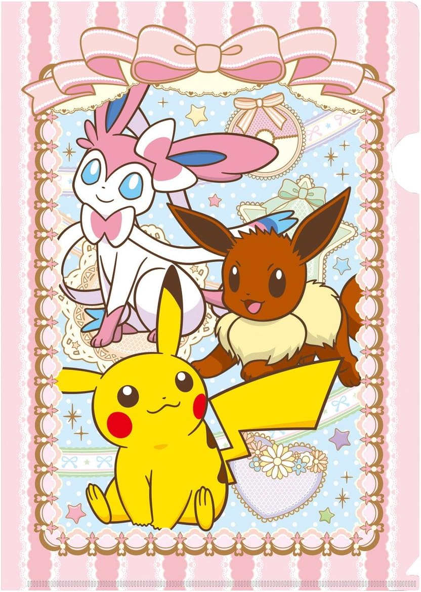 ポケモンセンターオリジナル クリアファイル ピカチュウ イーブイ ニンフィア 3枚セット 文房具 オフィス用品 文房具 オフィス用品
