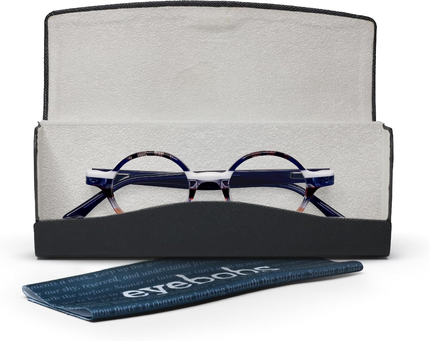 eyebobs - Wisecracker | Premium Reading Glasses for Men and Women | Round Frame for Average Faces | Available in 0.0x - 4.0x - Image 6