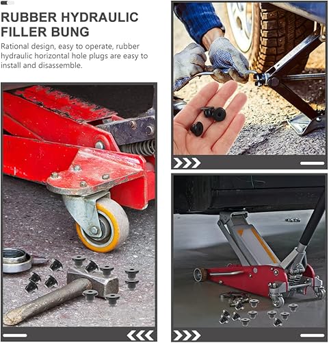 Miniatura 5 de Tapón de aceite Jack de 516 pulgadas, tapón de aceite de goma de 516 pulgadas, tapón de llenado de aceite para pisos, herramienta de reparación de