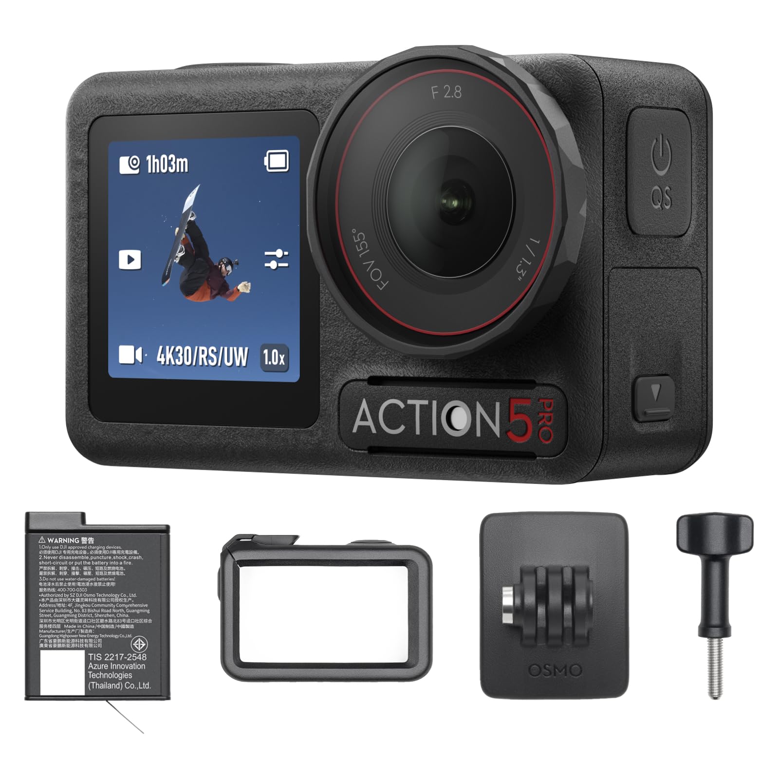 Amazon | DJI Osmo Action 5 Pro スタンダードコンボ アクションカメラ  