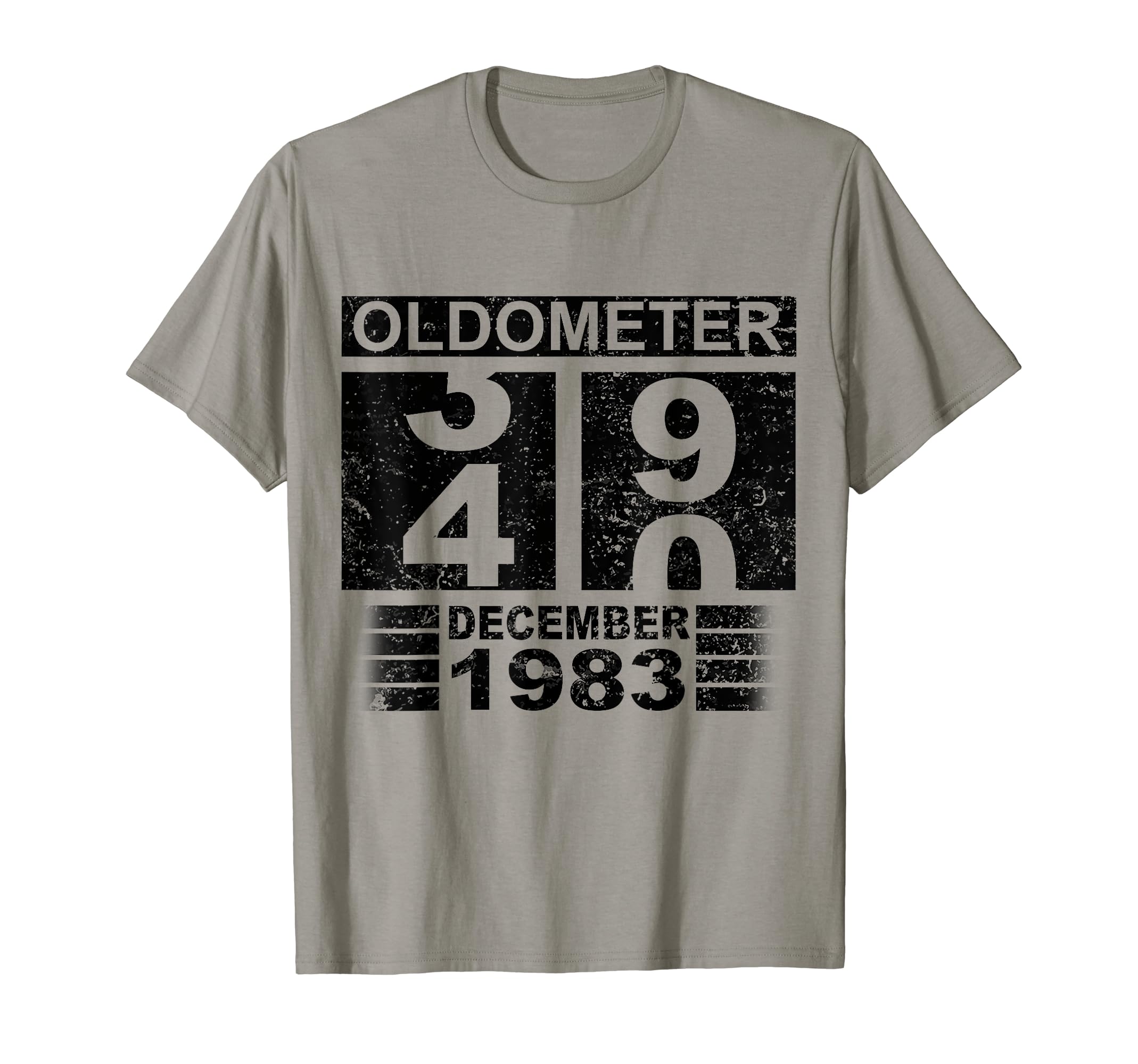 Oldometer 39-40 Born In December 1983 Funny 40th Birthday T-Shirt