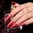 MAYCHAO 15ML Rose Pink Glitter Gel Nail Polish 1Pc Sparkle Pink Glitter Gel Polish Soak Off UV LED Nail Polish Nail Art Starter Manicure Salon DIY at Home, 0.5 OZ